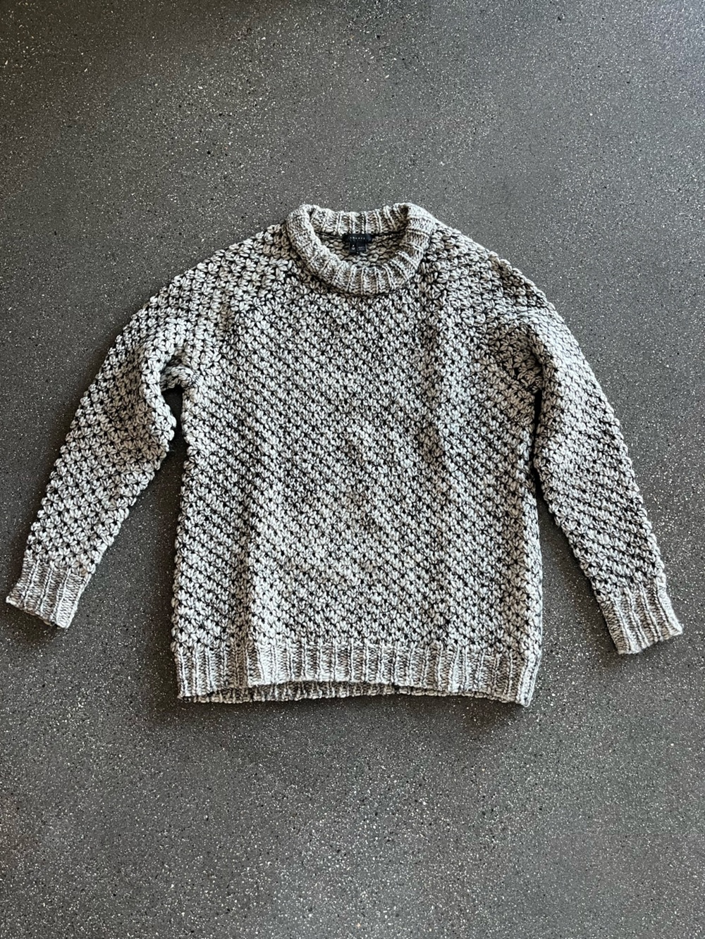 Theory Wool Blend Marled Sweater